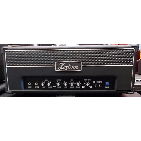 Used Kustom KG100HFX Solid State Guitar Amp Head