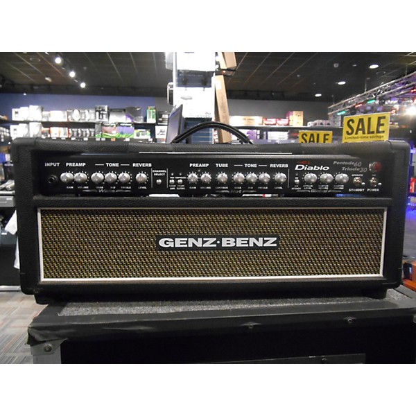 Used Genz Benz El Diablo 60 Tube Guitar Amp Head