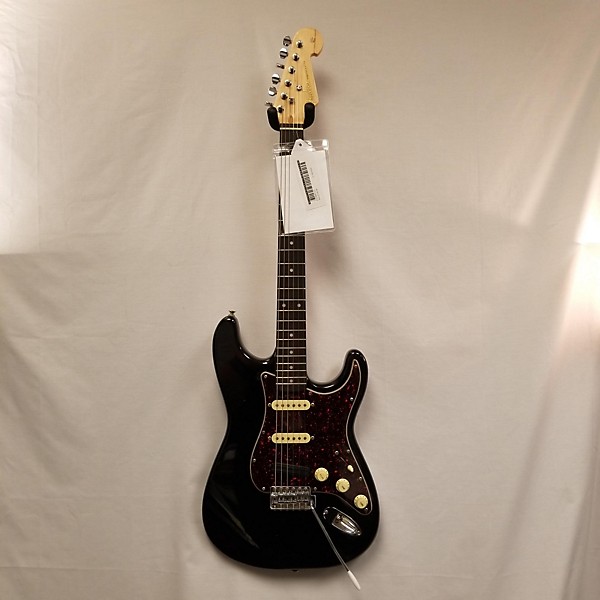 Used Partscaster S Type Black Solid Body Electric Guitar