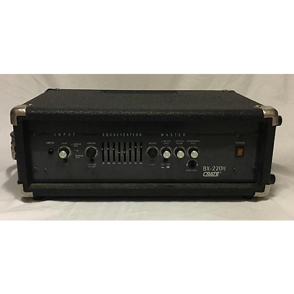 Used Crate BX220H Bass Amp Head