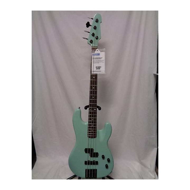 Used ESP 1980s M4 Electric Bass Guitar Blue | Guitar Center