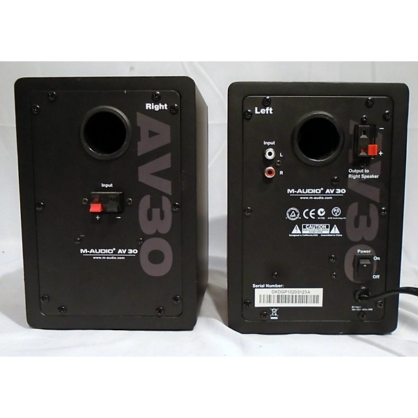 Used M-Audio AV30 Powered Monitor