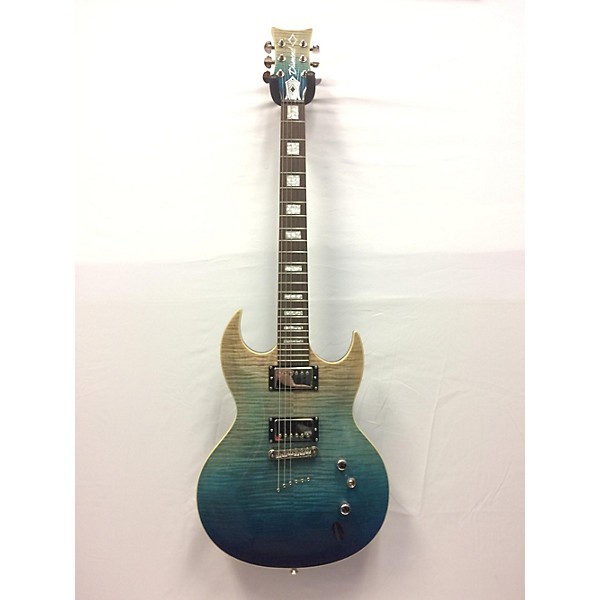 Used Used DIAMOND RENEGADE Teal Moonrise Solid Body Electric Guitar