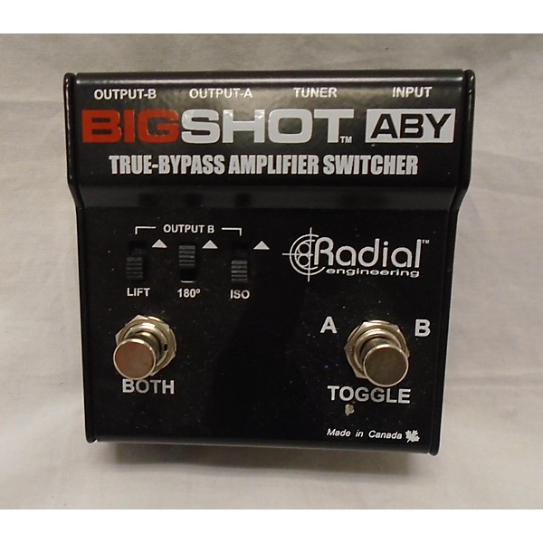 Used Radial Engineering Tonebone Bigshot ABY Passive Switcher Pedal