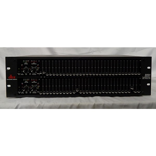 Used dbx 2231 Dual 31-Band Graphic Equalizer