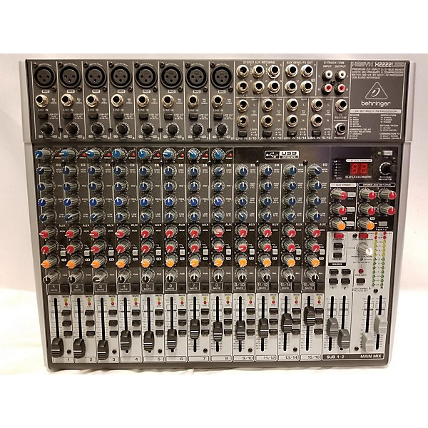 Used Behringer Xenyx X2222USB Unpowered Mixer