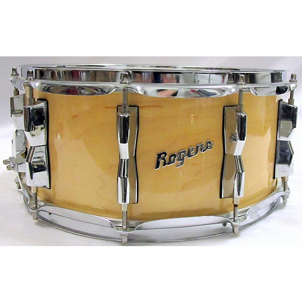 Used Rogers 6X14 MAPLE SNARE Drum