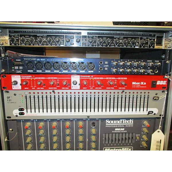 Used BBE Max-X3 2-Way Stereo/3-Way Mono Crossover