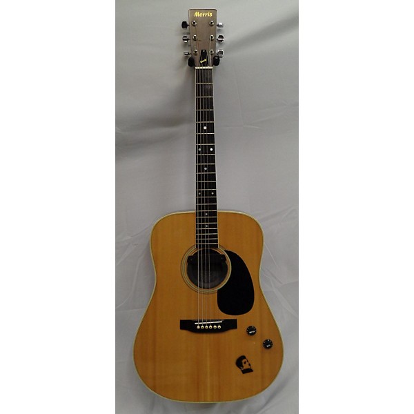 Used Morris W20 Natural Acoustic Electric Guitar