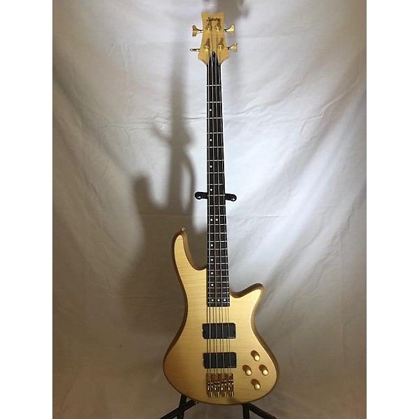 Used Schecter Guitar Research Diamond Series Custom 4 String Electric Bass Guitar