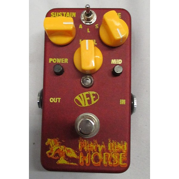 Used VFE Fiery Red Horse Effect Pedal