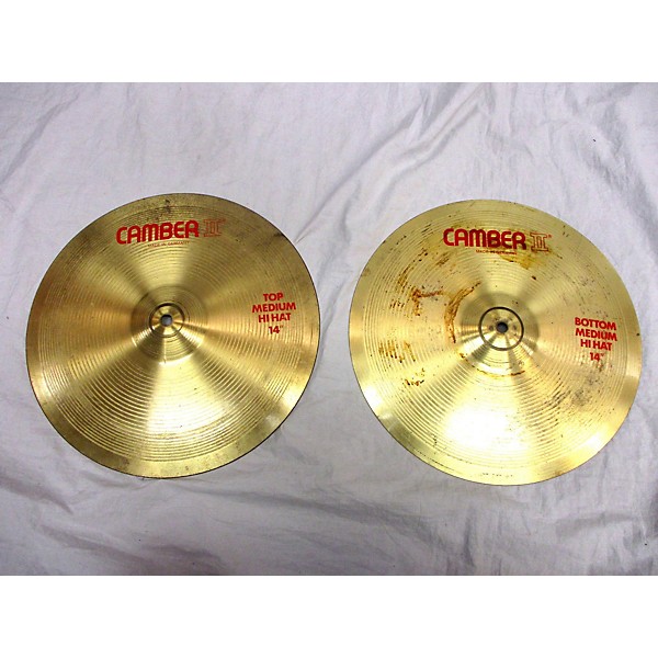 Used Camber 14in Medium Hi-hats Pair Cymbal