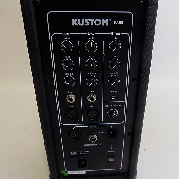 Used Kustom PA50 Powered Speaker