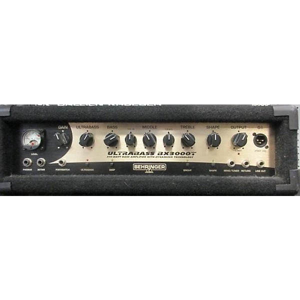 Used Behringer ULTRABASS BX3000 T Bass Amp Head