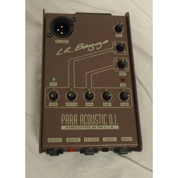 Used LR Baggs Para Acoustic DI Direct Box Pre With EQ Acoustic Guitar Pickup