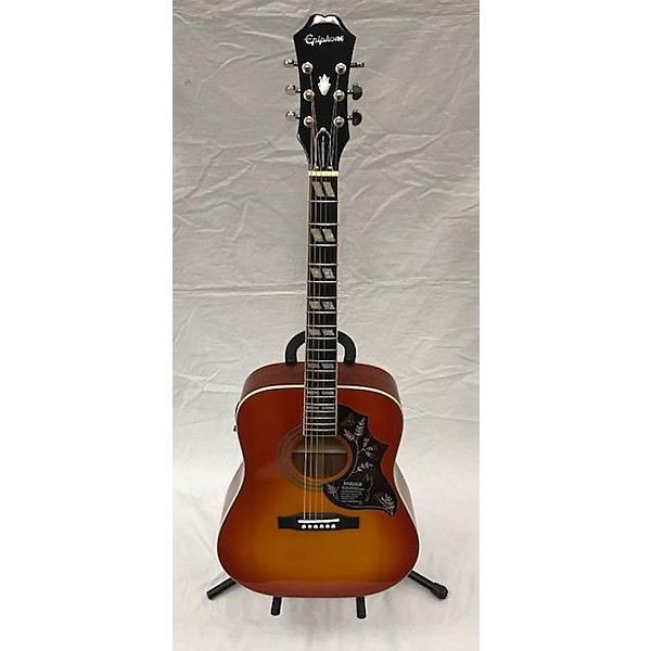 Used Epiphone Hummingbird Pro Acoustic Electric Guitar