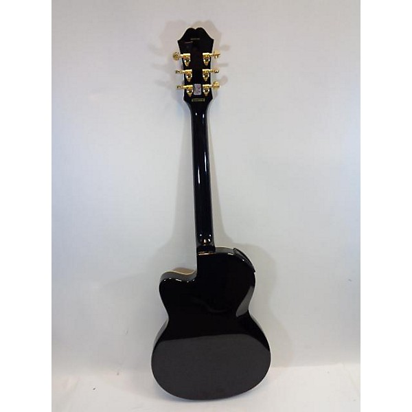 Used Epiphone SST Studio Acoustic Electric Guitar Black