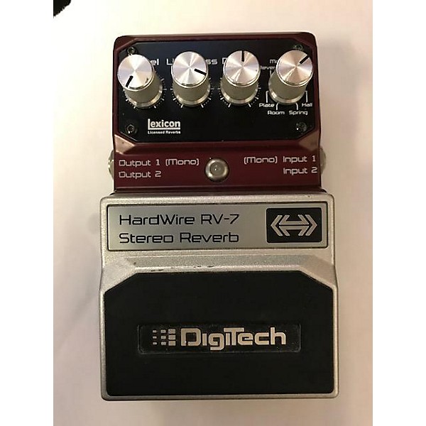 Used DigiTech Hardwire Series RV7 Reverb Effect Pedal
