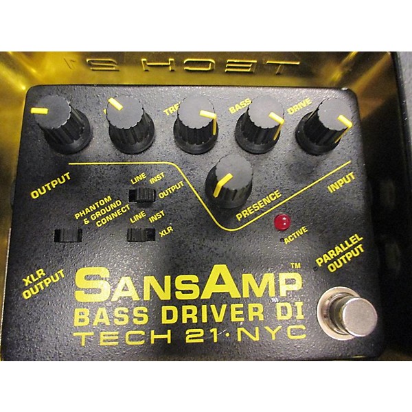 Used Tech 21 Sansamp PBDR Bass Driver DI Bass Effect Pedal
