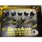 Used Tech 21 Sansamp PBDR Bass Driver DI Bass Effect Pedal thumbnail