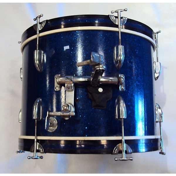 Used Used Stencil 5 piece MIJ Blue Sparkle Drum Kit