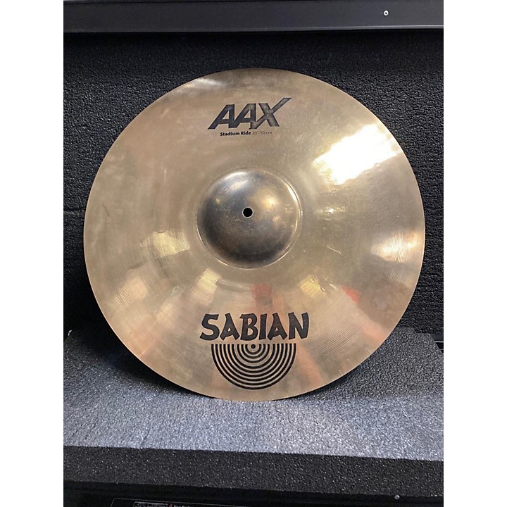 Used SABIAN 20in AAX Stadium Ride Cymbal Guitar Center
