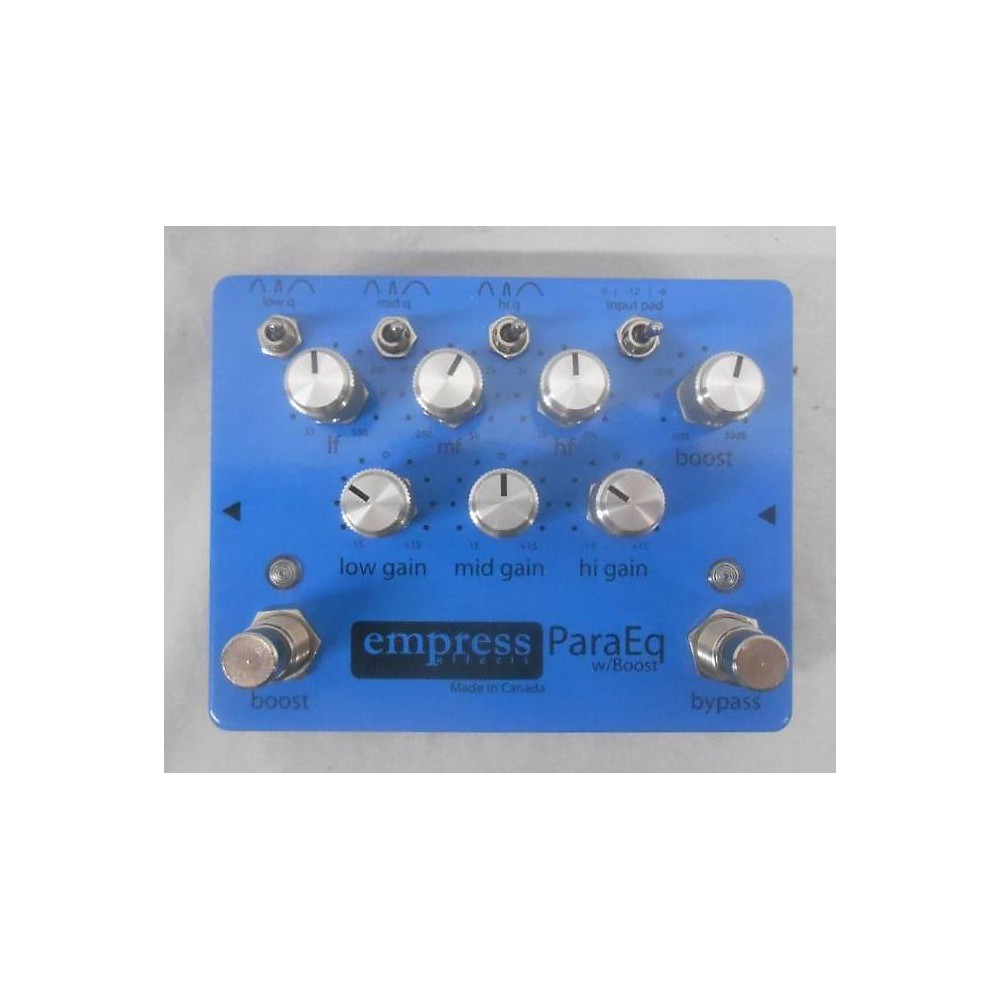 Empress Effects Paraeq With Boost Eq Pedal