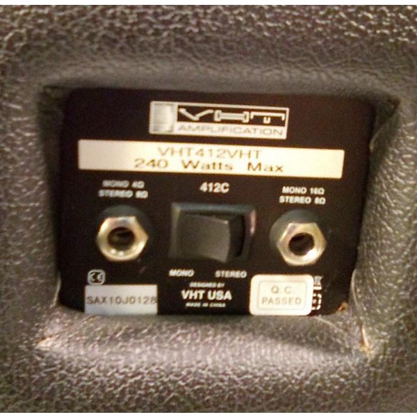 Used VHT VHT412VHT Guitar Cabinet