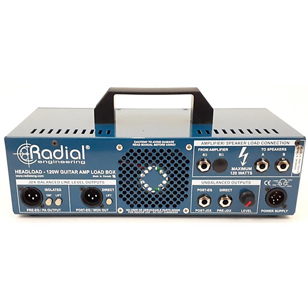 Used Radial Engineering 2021 Headload V4 Solid State Guitar Amp Head