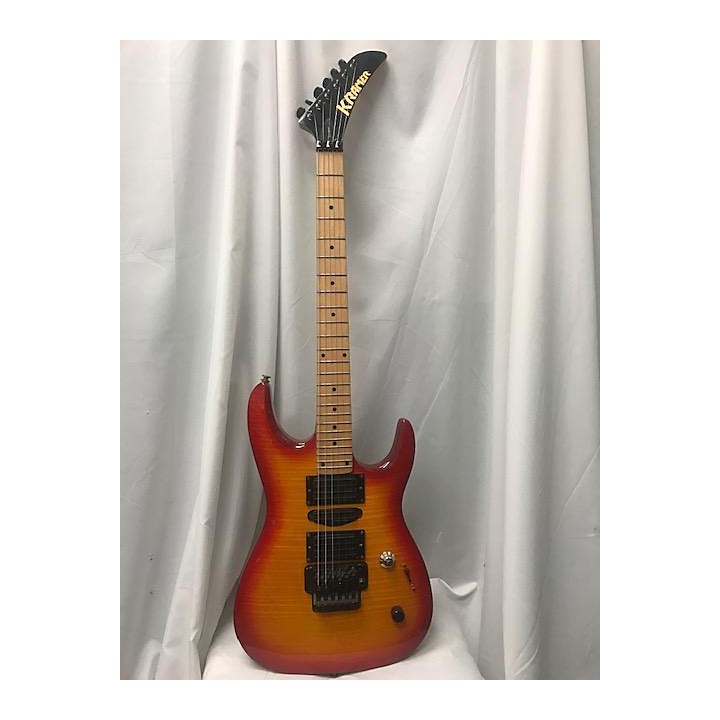 Used Kramer Striker 211 FLAME TOP Solid Body Electric Guitar | Guitar Center