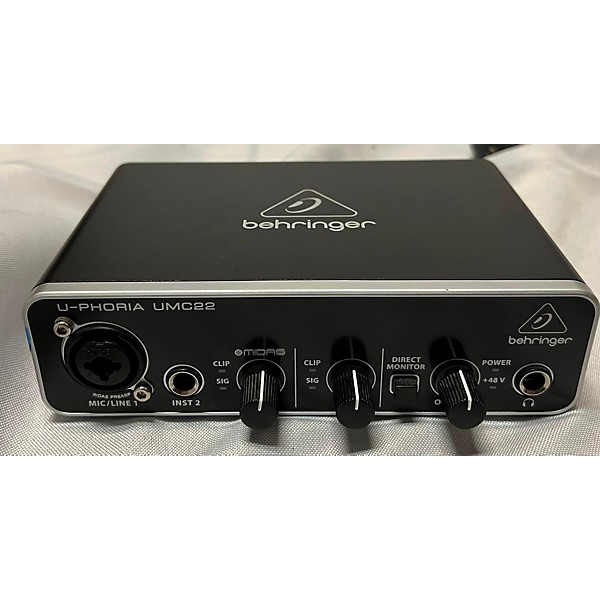 Used Behringer 2018 U-Phoria UMC22 Audio Interface