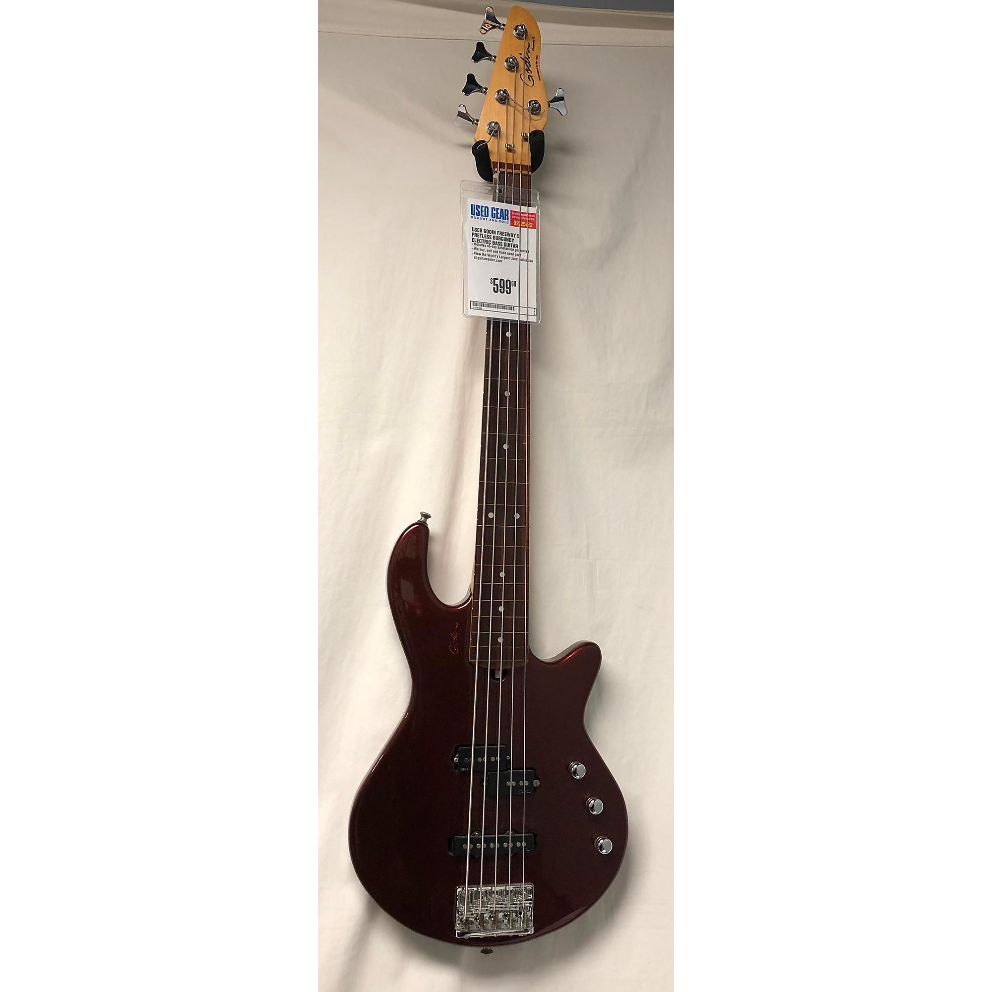 used fretless bass guitar