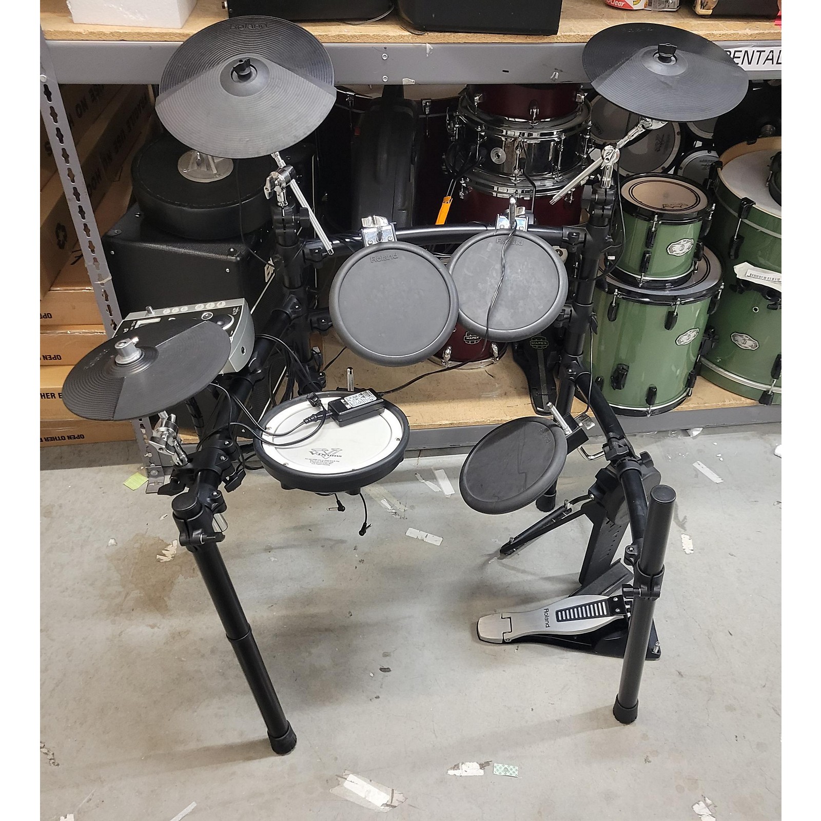 Used Roland TD9 Electric Drum Set Guitar Center