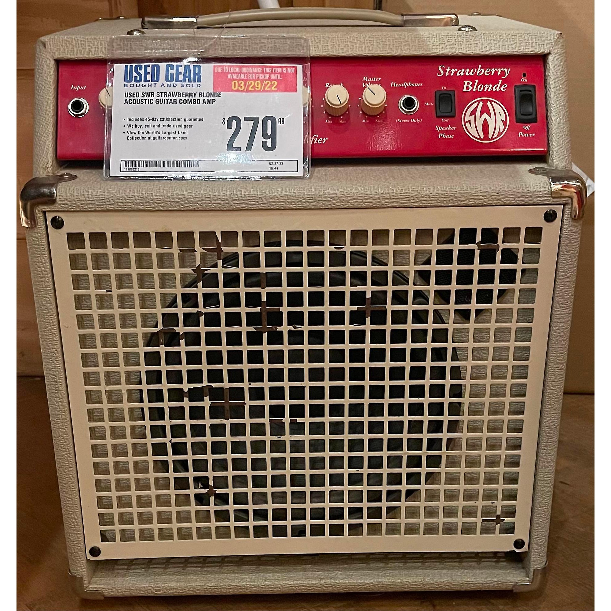 swr strawberry blonde acoustic amp