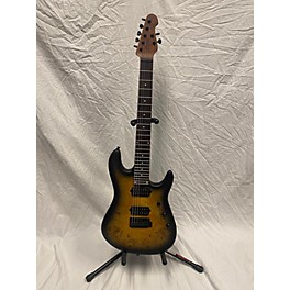 Used Sterling by Music Man Used Sterling By Music Man Jason Richardson Cutlass Black And Yellow Solid Body Electric Guitar