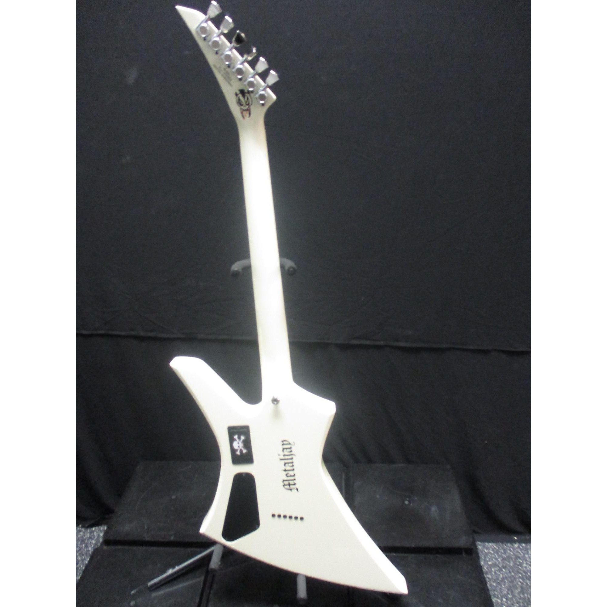 Used Jackson KEXMG Solid Body Electric Guitar Antique White