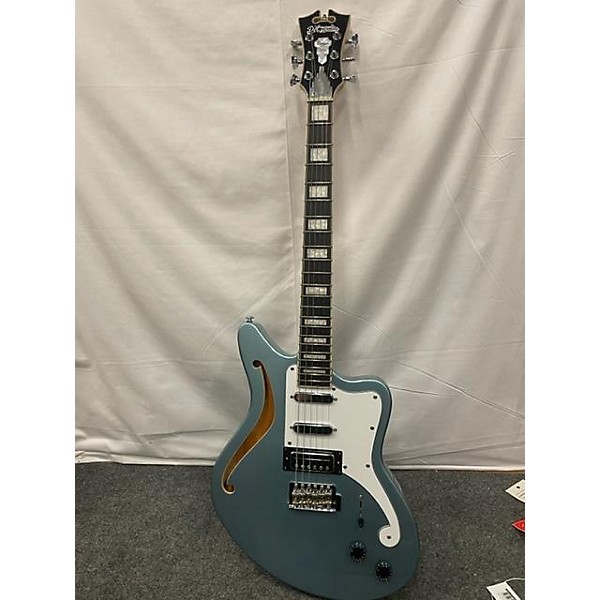 Used D'Angelico Used D'Angelico Premier Series Bedford SH Ice Blue Metallic Hollow Body Electric Guitar