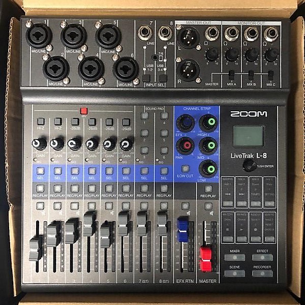 Used Zoom Livetrak L-8 Digital Mixer | Guitar Center