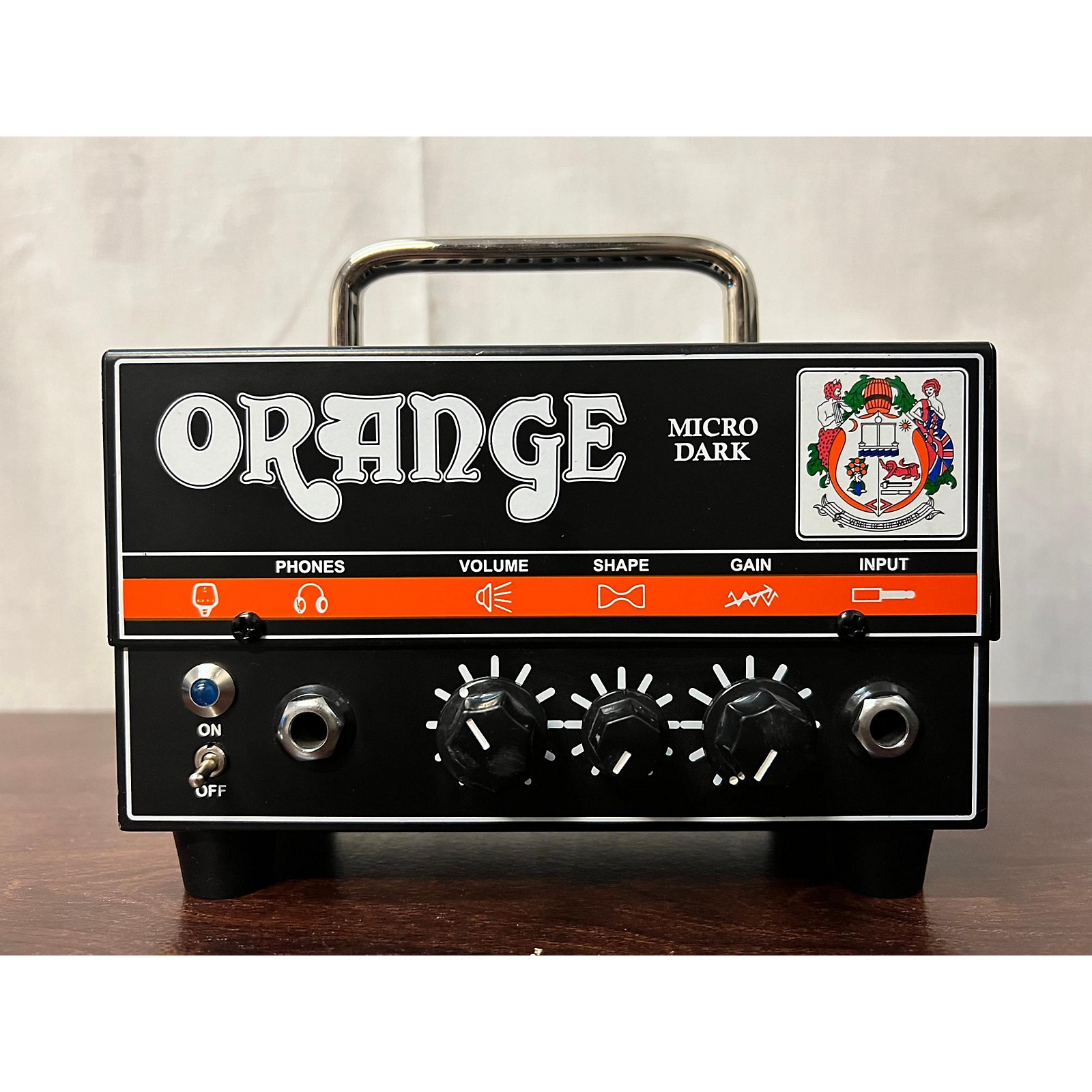 orange amp head used