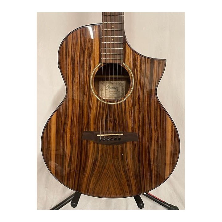 ibanez zebrawood acoustic guitar