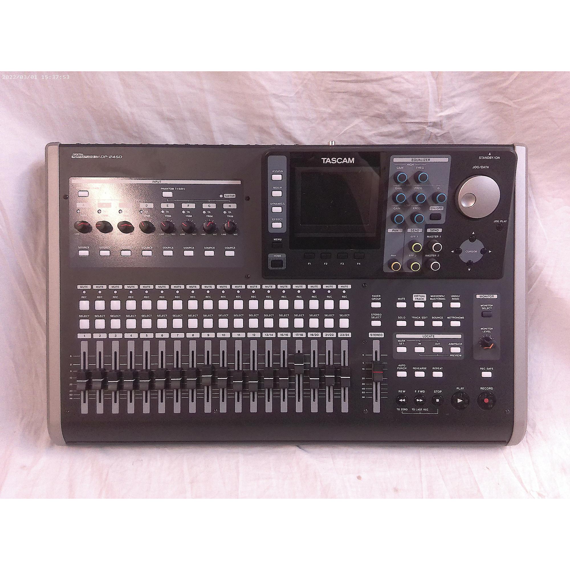 Used TASCAM DP-24SD Unpowered Mixer | Guitar Center