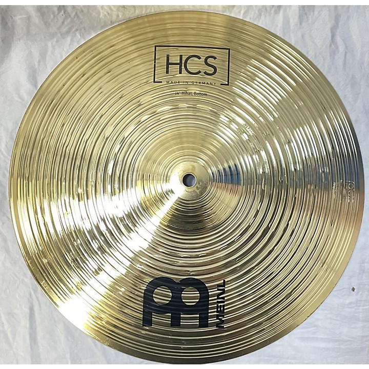 Used MEINL 14in HCS Hi Hat Bottom Cymbal Guitar Center