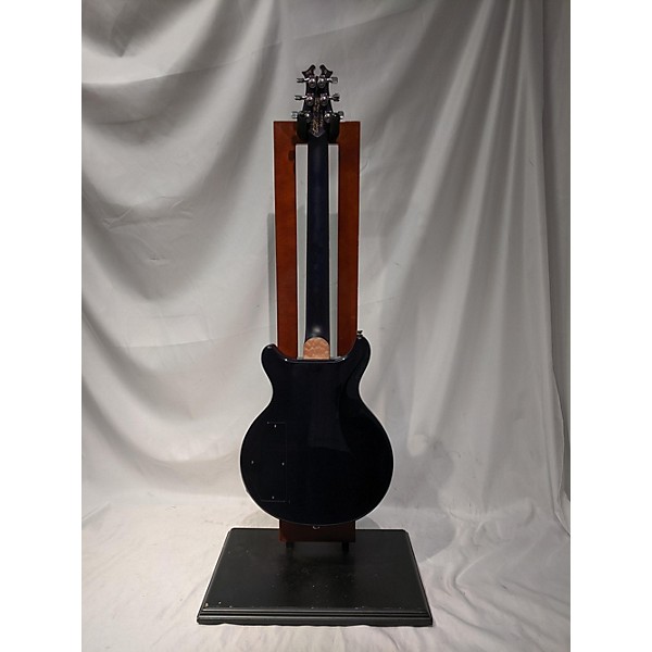 Used David Thomas McNaught Vintage Double Cutaway Diamond Quilt Maple Custom Blue Solid Body Electric Guitar