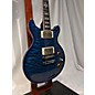 Used David Thomas McNaught Vintage Double Cutaway Diamond Quilt Maple Custom Blue Solid Body Electric Guitar