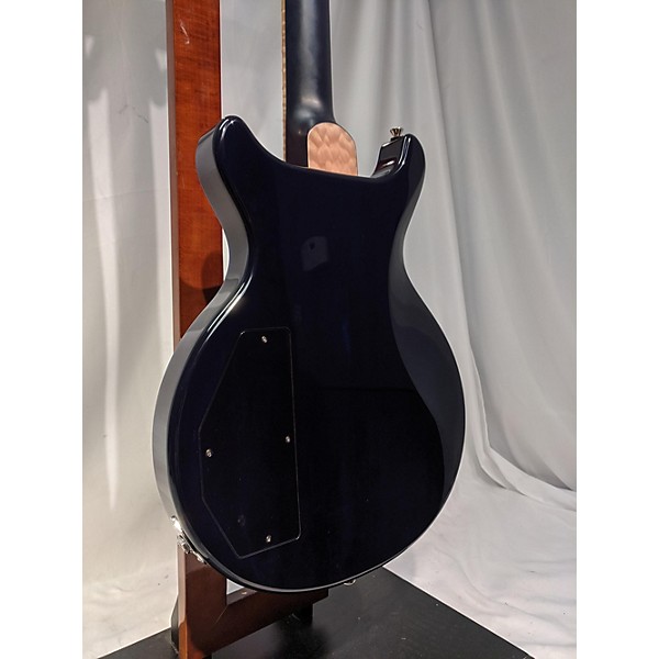 Used David Thomas McNaught Vintage Double Cutaway Diamond Quilt Maple Custom Blue Solid Body Electric Guitar