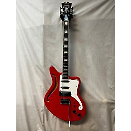 Used D'Angelico Used D'Angelico Premier Bedford SH Fiesta Red Hollow Body Electric Guitar