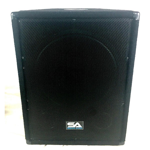Used Seismic Audio SA15SS PAIR Unpowered Subwoofer