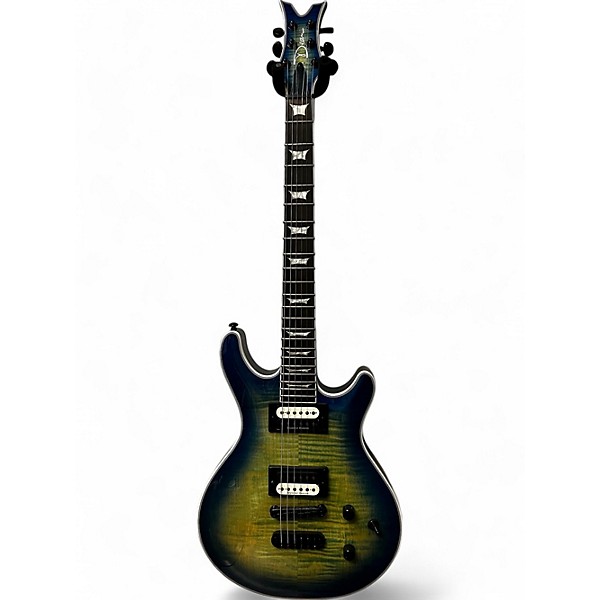 Used Dean Icon Select Blue Burst Solid Body Electric Guitar