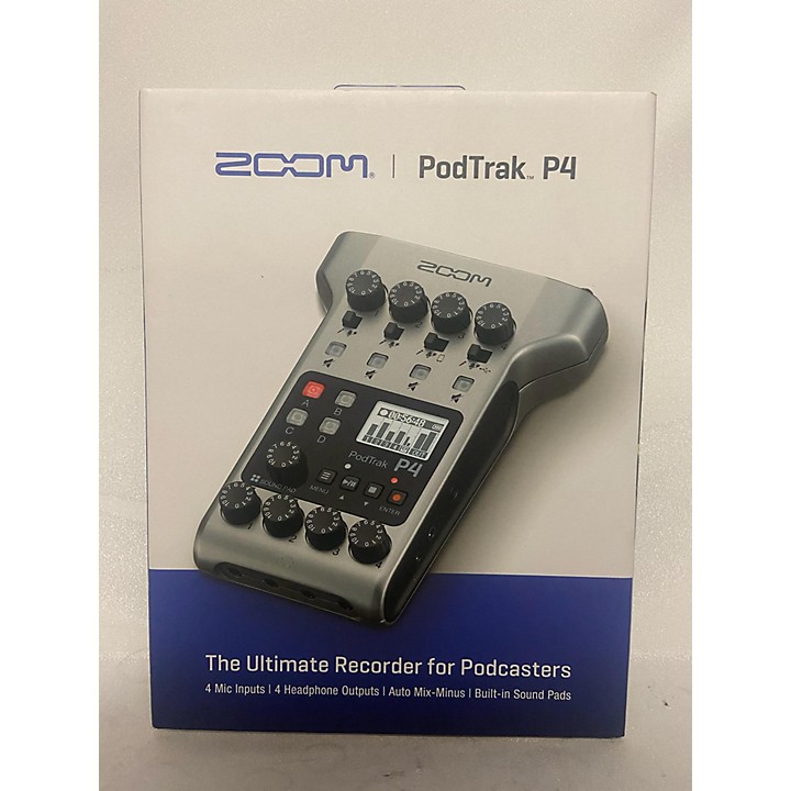 Used Zoom Podtrak P4 MultiTrack Recorder Guitar Center