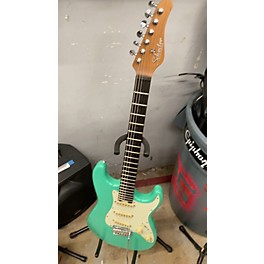 Used Schecter Guitar Research Used Schecter Guitar Research Nick Johnston Traditional Atomic Green Solid Body Electric Guitar